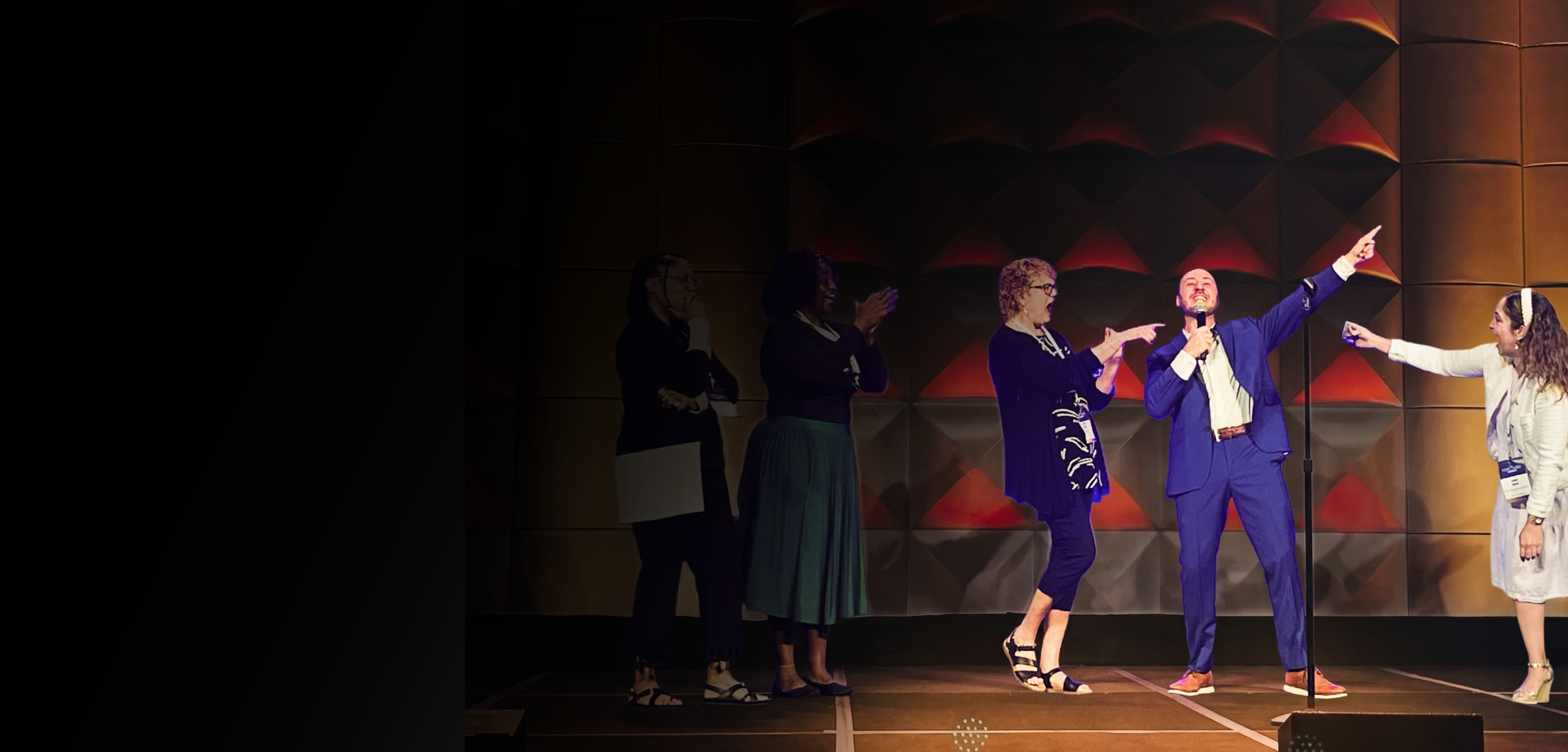 Mentalist performing for guests at an Orlando event